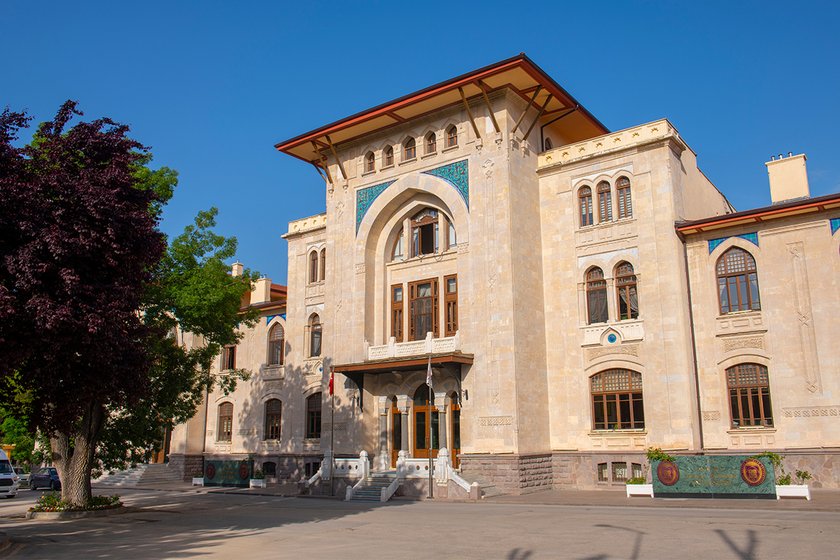 Ankara University Social Science College (Ankara Sosyal Bilimler Universitesi) in Old Ankara near Ankara Castle in Altindag district in city of Ankara, Turkey. (öffnet Vergrößerung des Bildes) (öffnet Vergrößerung des Bildes)