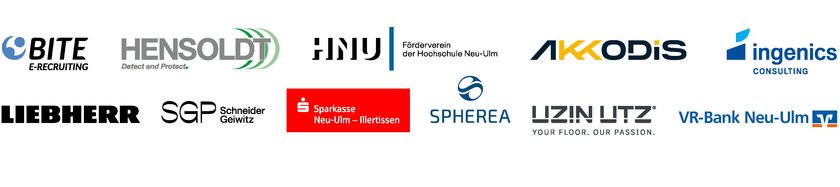 Sponsor logos of the HNU anniversary 2024