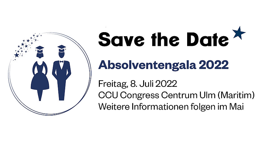 Save-the-date zur Absolventengala 2022.