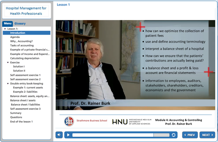 [Translate to English:] Example from the e-Learning version of the HMHP course (opens enlarged image)