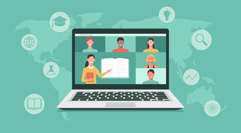 Online-Lehre (Symbolbild) (öffnet Vergrößerung des Bildes) Online-Lehre (Symbolbild) (öffnet Vergrößerung des Bildes)